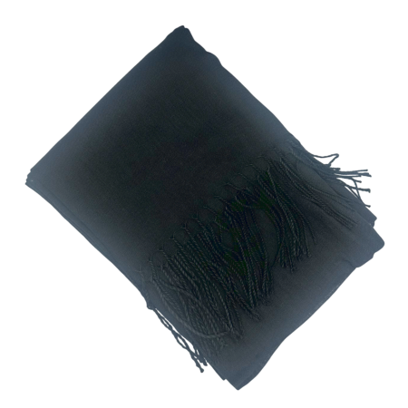 Esarfa uni subtire CASHMERE EMILY, Negru, 70x180cm [1]