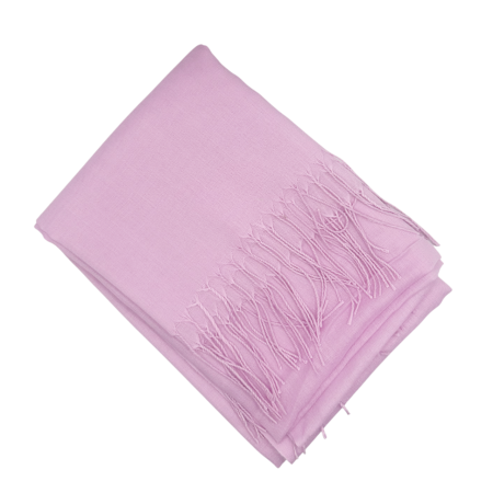 Esarfa uni subtire CASHMERE EMILY, Roz, 70x180cm [1]