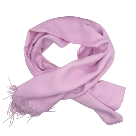 Esarfe Casmir & Vascoza & Manusi - Esarfa uni subtire CASHMERE EMILY, Roz, 70x180cm
