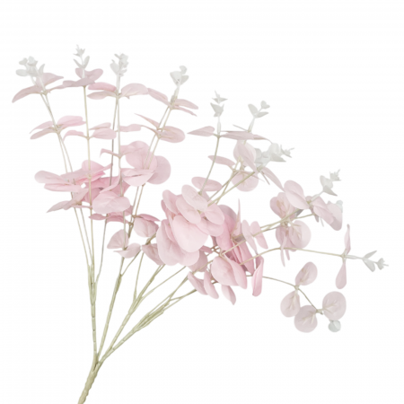 Flori Artificiale - Eucalipt artificial CHLOE, Roz, 40cm