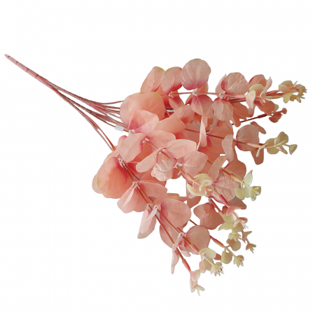 Eucalipt artificial DAPHNE, Roz somon, 45cm [2]