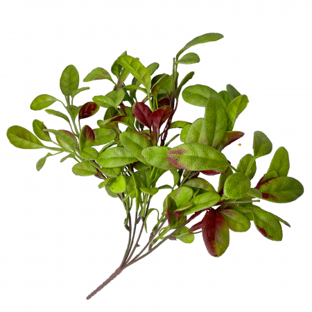 Planta artificiala CHANIA, Verde/ Rosu, 30cm [3]
