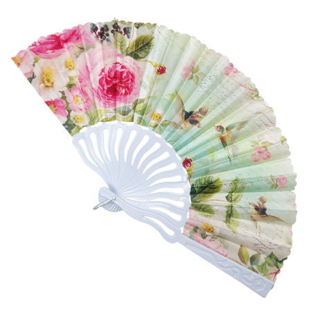 Evantai Alb din Matase SUMMER [1]