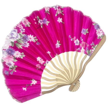 Evantai Mov-Magenta BLOSSOM cu Flori Delicate [0]