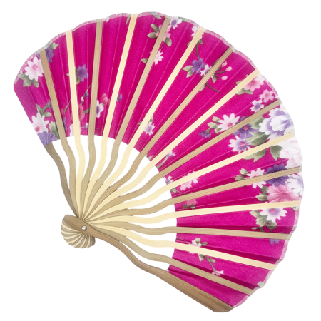 Evantai Mov-Magenta BLOSSOM cu Flori Delicate [1]