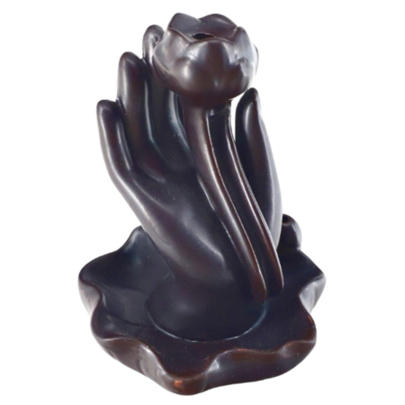 Aromaterapie - Suport conuri parfumate ZEN LOTUS - Efect Cascada de Fum