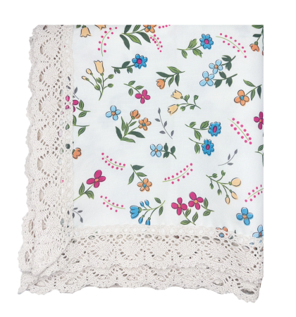 Textile - Fata de masa cu flori WILDFLOWER, Cu dantela, 140x180 cm