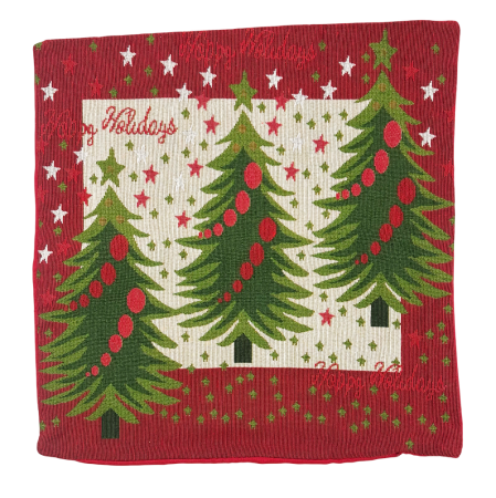 DECORATIUNI CRACIUN - Față de pernă decorativă Crăciun – model cu braduti, BELLE