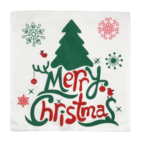 DECORATIUNI CRACIUN - Față de pernă decorativă Crăciun – model cu bradut