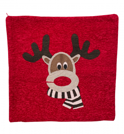 CRACIUN MAGIC - Fata de perna model Craciun Reindeer 45x45cm