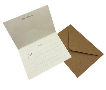 Set 6 Felicitari Craciun MERRY CHRISTMAS, 8.5x11.5cm [9]