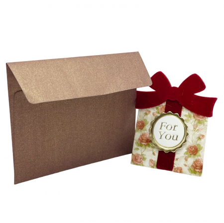 Felicitare cu plic FOR YOU, 5x6.5cm [3]