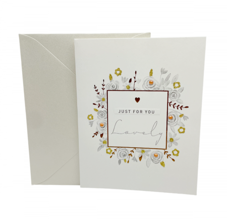 Felicitari, Pungi & Cutii Cadouri - Felicitare cu plic FOR YOU LOVELY