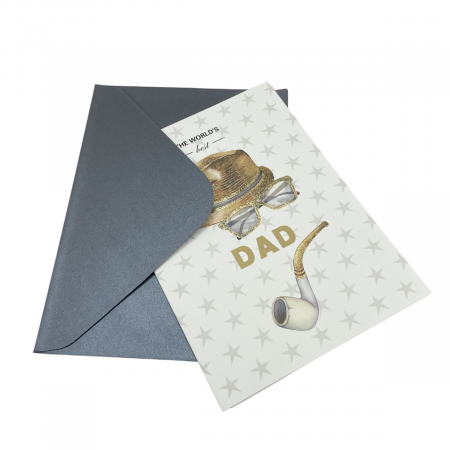 Felicitari, Pungi & Cutii Cadouri - Felicitare cu plic BEST DAD, 12x17cm
