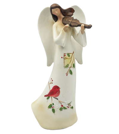 SWEET WONDERLAND - Figurina Craciun Inger cu instrument muzical HOLLY, 24cm