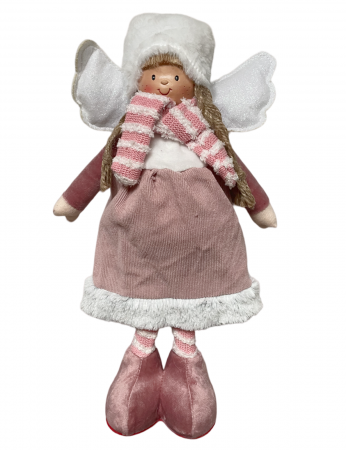 Figurina Craciun ZANA NATALIE, Roz, 35cm [1]