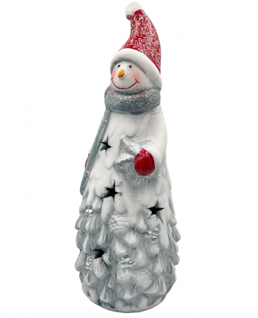 Figurina Craciun Om de zapada cu lumina LED JOLLY, 26cm [1]