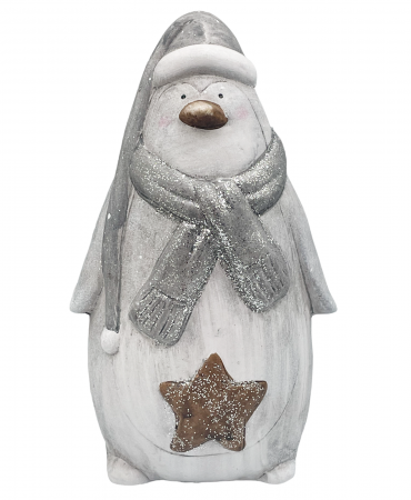 FIGURINE & PLUSURI - Figurina Craciun Pinguin MUMBLE, 19cm
