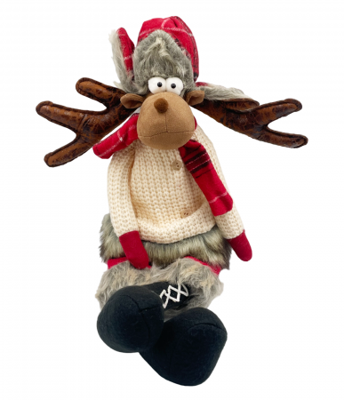 CRACIUN MAGIC - Figurina Craciun Ren RUDOLPH, 30cm