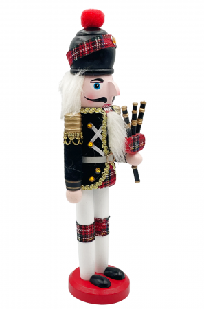 Figurina Craciun - Spargatorul de Nuci CAMERON, Negru, 30cm [1]