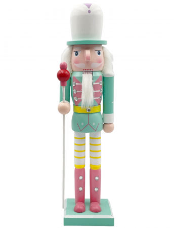 SWEET WONDERLAND - Figurina Craciun - Spargatorul de Nuci CANDY, Verde, 38cm