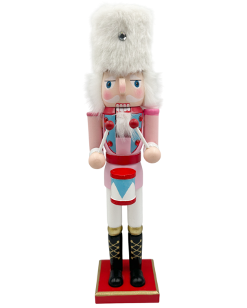 FIGURINE SPARGATORUL DE NUCI - Figurina Craciun - Spargatorul de Nuci cu toba CANDYMAN, 38cm