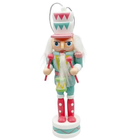 DECORATIUNI BRAD - Figurina Craciun - Spargatorul de Nuci cu toba CANDY