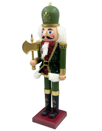 Figurina Craciun - Spargatorul de Nuci cu halebarda ROYAL [1]