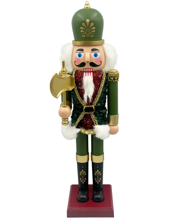 De Craciun - Figurina Craciun - Spargatorul de Nuci cu halebarda ROYAL