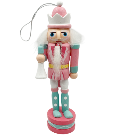 DECORATIUNI BRAD - Figurina Craciun - Spargatorul de Nuci cu trompeta CANDY