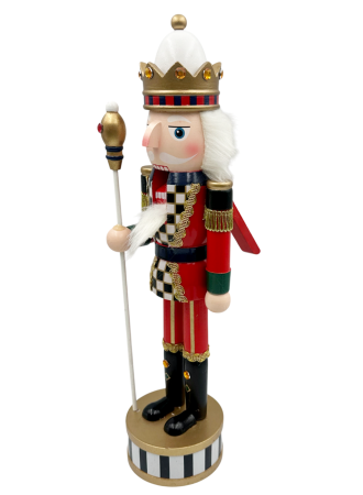 Figurina Craciun - Spargatorul de Nuci DUKE, Auriu, 38cm [1]