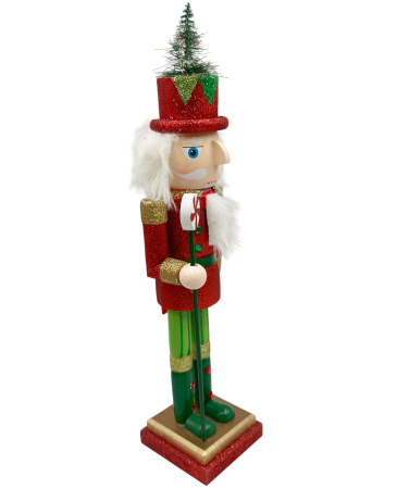 Figurina Craciun - Spargatorul de Nuci GRAHAM cu Sceptru, 38cm [1]