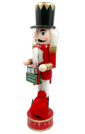 Figurina Craciun - Spargatorul de Nuci cu calendar BEN , 38cm [1]