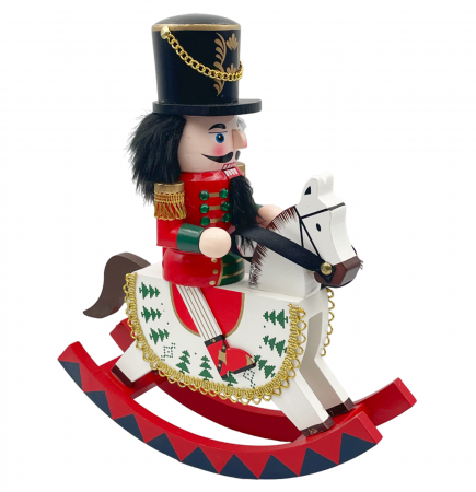 CRACIUN MAGIC - Figurina Craciun - Spargatorul de Nuci ROCKING DANIEL, 23x27cm