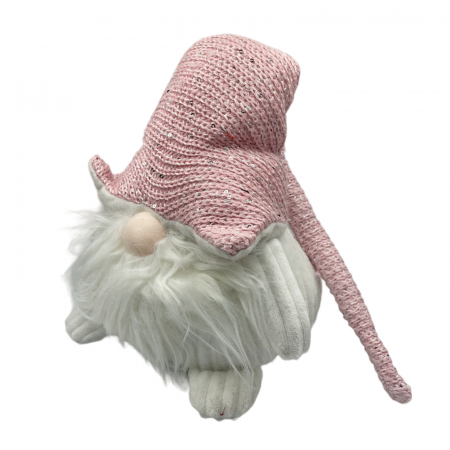 Figurina Craciun Spiridus BIMBA, Roz/ Alb, 30cm [1]