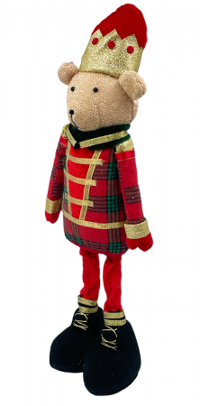 Figurina Craciun Ursulet NATALE, 12x45cm [1]