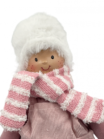 Figurina Craciun Inger NATALE, Roz, 35cm [1]