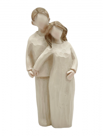 Figurine & Statuete - Figurina cuplu PREGNANCY, Bej, 9cm