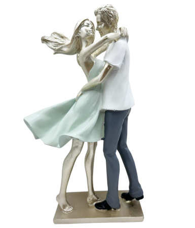 DECORATIUNI - Statuetă îndrăgostiți cu design modern