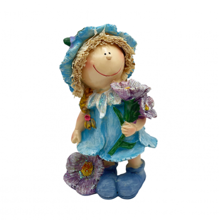 Figurine & Statuete - Figurina Fetita ANABELLE, Albastru, 12cm