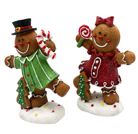 Set Figurine Omuleți Turtă Dulce JOLLY – Decor Crăciun [2]