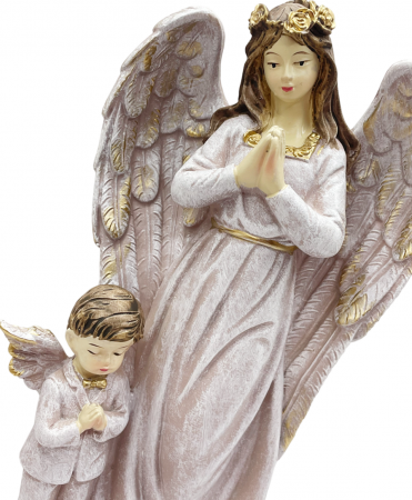 Inger decorativ GODMOTHER cu baiat, 10x20cm [1]