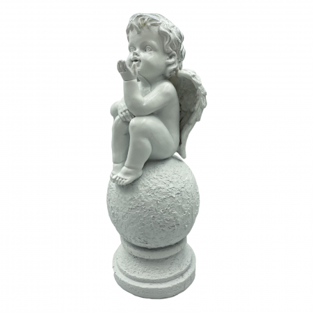 Inger decorativ ANGELO, Alb, 22cm [1]