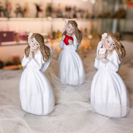 Inger decorativ ELSA, Alb, 10cm [1]