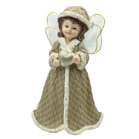 FIGURINE & PLUSURI - Figurina Craciun Inger ANELISE, Maro