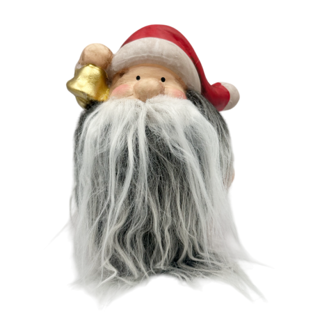 Figurină Moș Crăciun cu Barbă Pufoasă JOY [3]