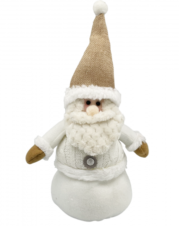 FELICITARI, CUTII SI PUNGI DE CADOU - Figurina Mos Craciun cu cutie cadouri SURPRISE, 10x30cm