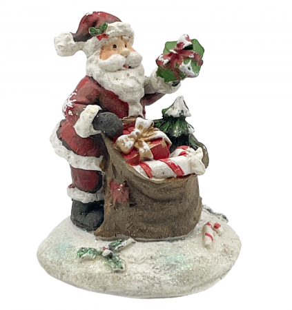 FIGURINE & PLUSURI - Figurina Mos Craciun FUNNY, 6cm