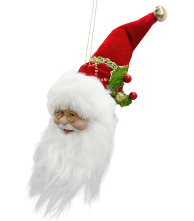 Figurina Mos Craciun - Decor pentru sticla JOY, Rosu, 28cm [1]