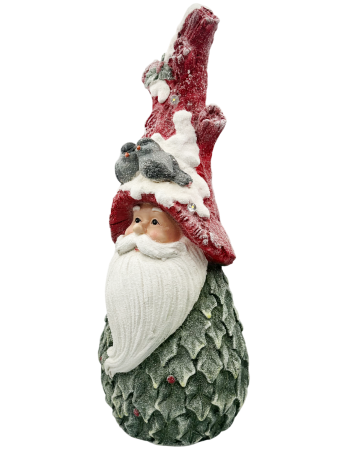 Figurină Moș Crăciun pe brad SEASON – cu LED-uri, 47cm [1]